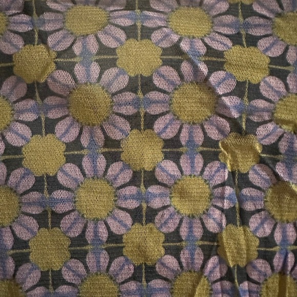 Urban Outfitters Long Sleeve Mesh Floral Ruched Tie Front‎ Top - Picture 6 of 7